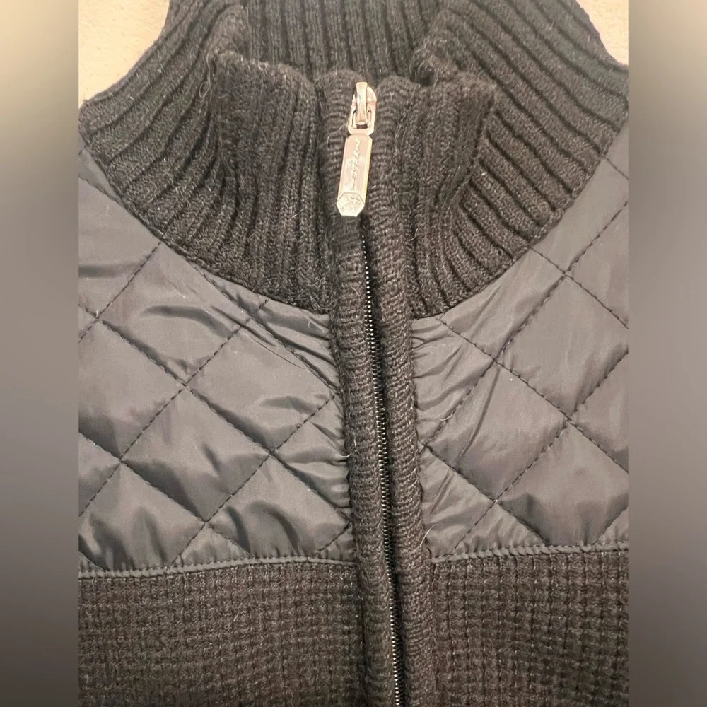 Gioberti Boys Quilted Jacket Sz 14 Black Fleece Lined Zip Coat